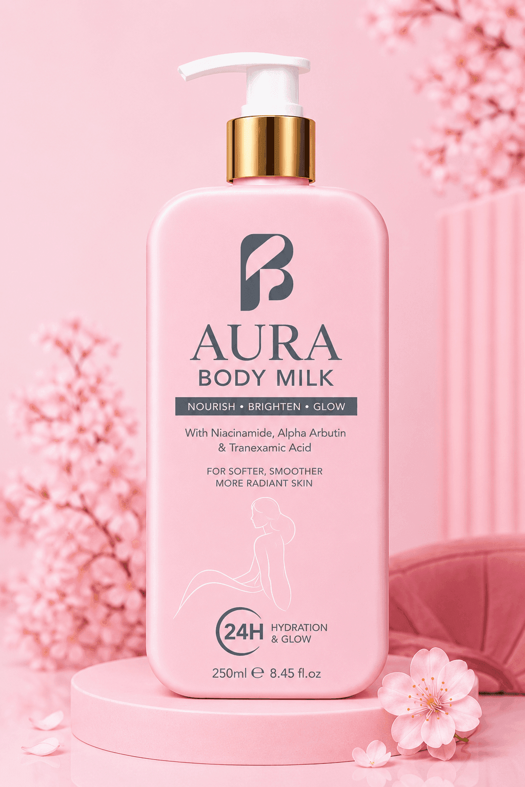 PBL Aura Body Milk. Nourish. Brighten. Glow